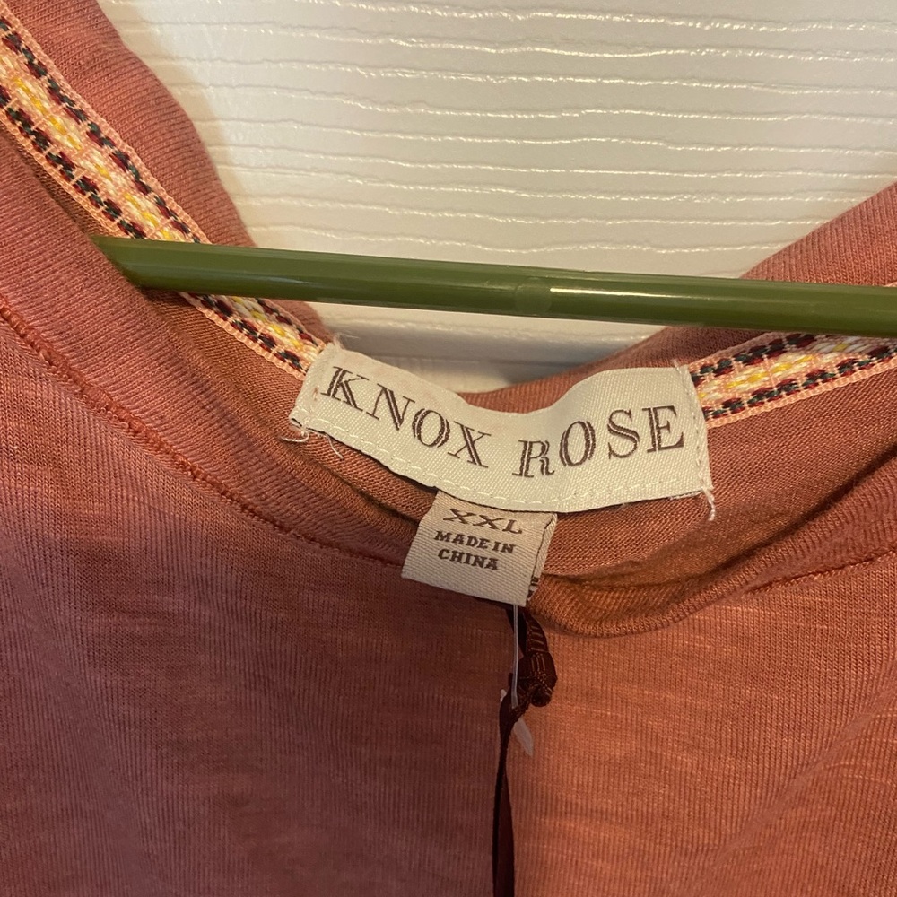 BNWT XXL Knox Rose Lace Mauve Puff Sleeve Top - Picture 2 of 3